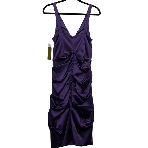 Nicole Miller Dresses & Skirts - NWT Nicole Miller Purple Sleeveless‎ Halter Bodycon Dress Size 6